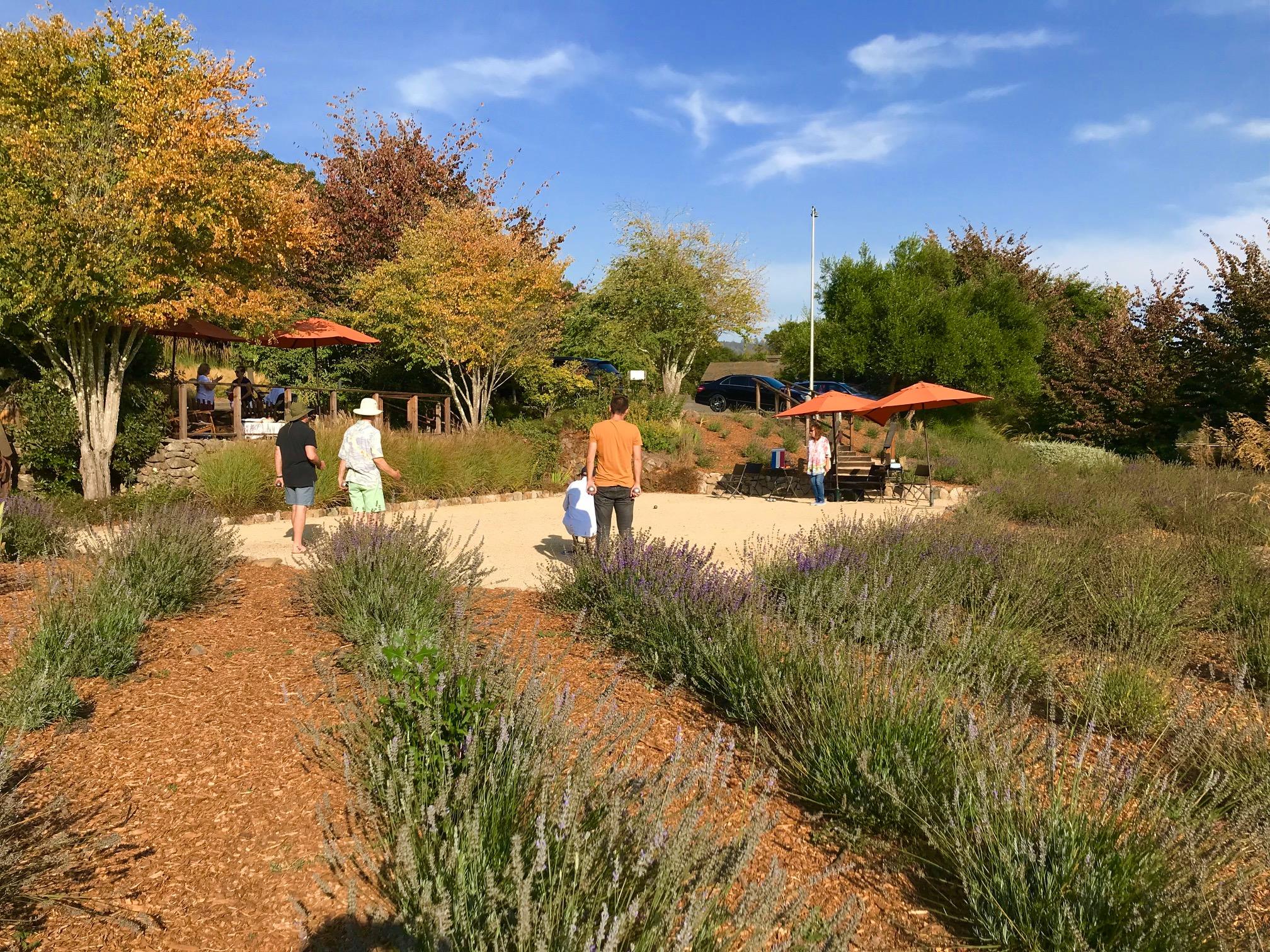Matanzas Creek petanque field