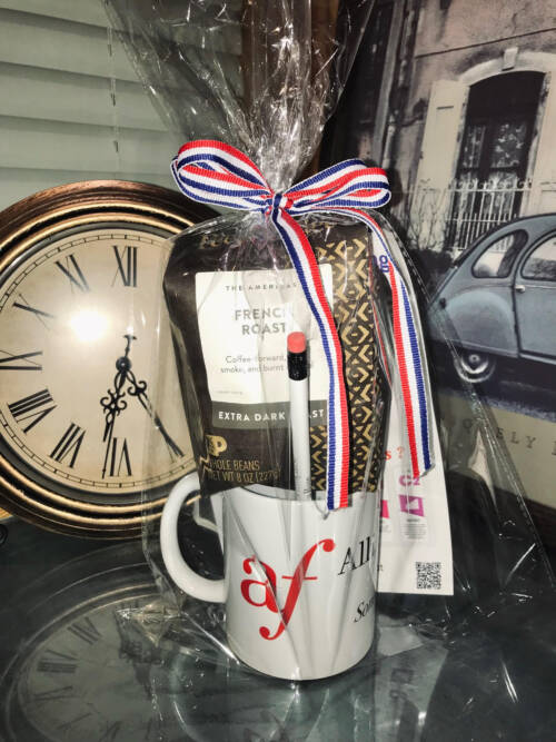 AFSR mug and coffee