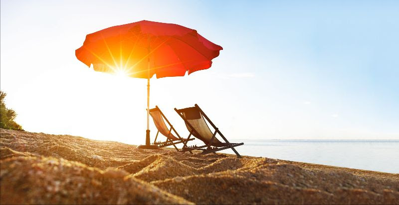 beach-umbrella Beach chair and umbrella